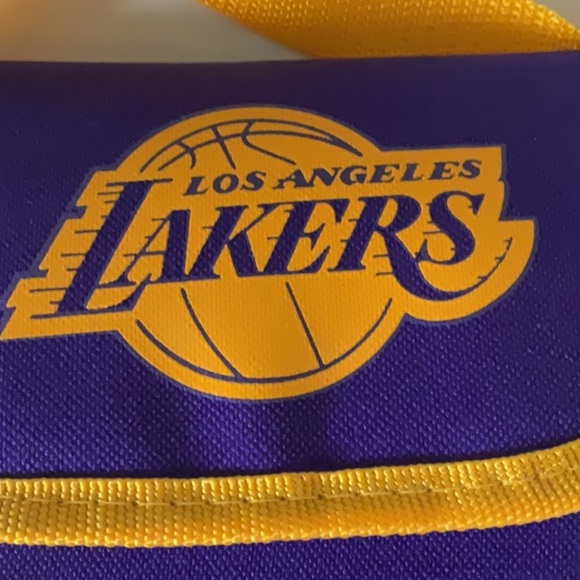 NBA Lakers Purple and Gold Lunch Bag - Picture 2 of 7